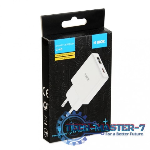 Ładowarka sieciowa C43W USB C 30W Ładowarka sieciowa C43W USB C 30W