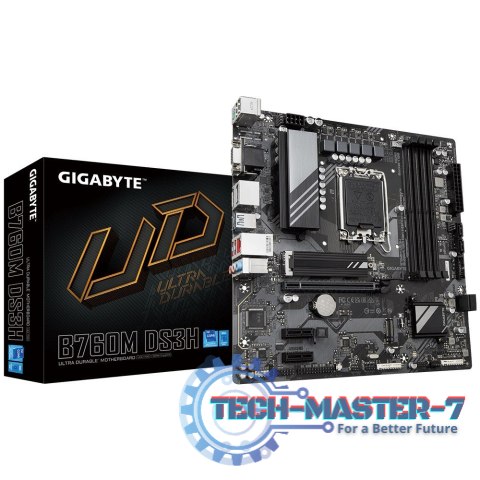 Płyta główna B760M DS3H s1700 4DDR5 HDMI/DP/DSUB mATX