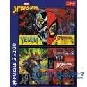 Puzzle 2x200 elementów Dzień i noc Spidermana