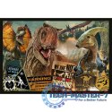Puzzle 2x200 elementów Prehistoryczny świat Park Jurajski