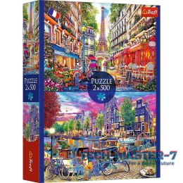 Puzzle 2x500 elementów Europejskie stolice