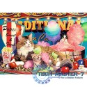 Puzzle 2x500 elementów Puszyści przyjaciele kotki pieski