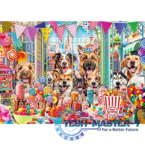 Puzzle 2x500 elementów Puszyści przyjaciele kotki pieski Puzzle 2x500 elementów Puszyści przyjaciele kotki pieski