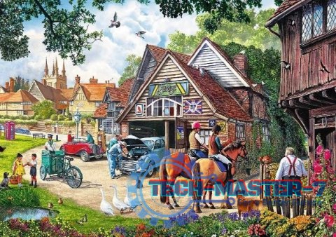 Puzzle 2x500 elementów Sielankowe życie Puzzle 2x500 elementów Sielankowe życie