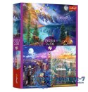 Puzzle 2x500 elementów Wycieczka po Ameryce