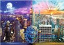 Puzzle 2x500 elementów Wycieczka po Ameryce