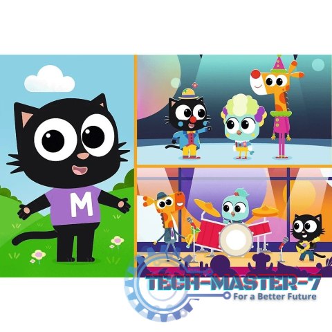 Puzzle 24 elementy MAXI Przygody małego kotka Milo Puzzle 24 elementy MAXI Przygody małego kotka Milo