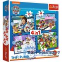 Puzzle 4w1 Psie sprawy Psi Patrol Paw Patrol