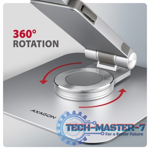 STND-LR Podstawa do laptopów aluminiowa 10-16" regulowane kąty nachylenia, obrót o 360 stopni STND-LR Podstawa do laptopów aluminiowa 10-16" regulowane kąty nachylenia, obrót o 360 stopni