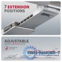 STND-LR Podstawa do laptopów aluminiowa 10-16" regulowane kąty nachylenia, obrót o 360 stopni