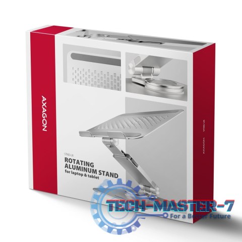 STND-LR Podstawa do laptopów aluminiowa 10-16" regulowane kąty nachylenia, obrót o 360 stopni STND-LR Podstawa do laptopów aluminiowa 10-16" regulowane kąty nachylenia, obrót o 360 stopni