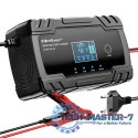 Inteligentna mikroprocesorowa ładowarka 12V 8A | 24V 4A |Prostownik z funkcją naprawy do akumulatora AGM GEL | LCD