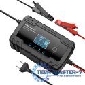 Inteligentna mikroprocesorowa ładowarka 12V 8A | 24V 4A |Prostownik z funkcją naprawy do akumulatora AGM GEL | LCD
