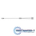 Kabel USB2.0 A/M do micro USB + USB-C, 1.2m