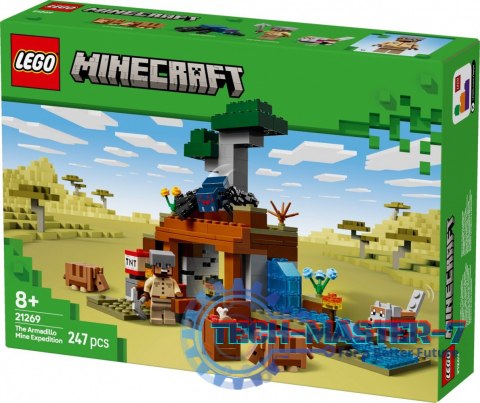 Klocki Minecraft 21269 Wyprawa do pancernikowej kopalni Klocki Minecraft 21269 Wyprawa do pancernikowej kopalni