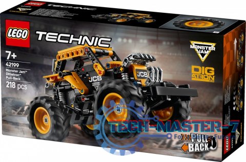 Klocki Technic 42199 Monster Jam DIGatron z napędem pull-back Klocki Technic 42199 Monster Jam DIGatron z napędem pull-back