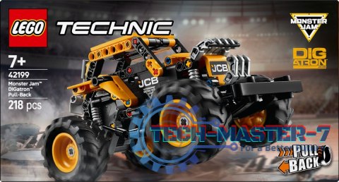 Klocki Technic 42199 Monster Jam DIGatron z napędem pull-back Klocki Technic 42199 Monster Jam DIGatron z napędem pull-back