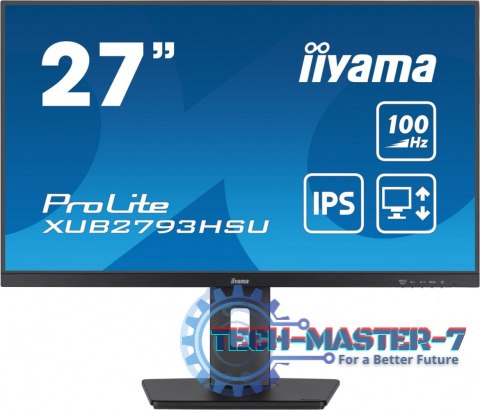 Monitor 27 cali XUB2793HSU-B7,IPS.HDMI.DP.2x2W.USBx2,300cd
