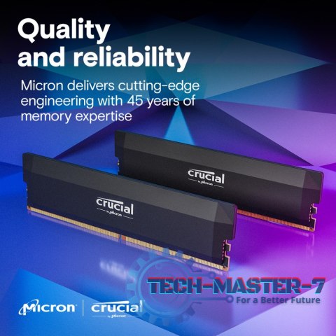 Pamięć DDR5 Pro OC 64/6000(2*32GB) CL40 czarna Pamięć DDR5 Pro OC 64/6000(2*32GB) CL40 czarna
