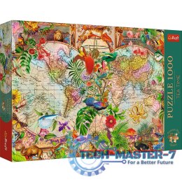 Puzzle 1000 elementów Antyczna mapa świata