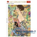Puzzle 1000 elementów Dama z wachlarzem Klimt