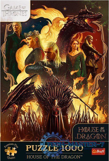 Puzzle 1000 elementów Ród Smoka Gra o tron Puzzle 1000 elementów Ród Smoka Gra o tron
