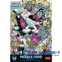 Puzzle 1000 elementów Zwariowane Melodie Looney Tunes