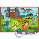 Puzzle 2x24 elementy Małe dinozaury Jurassic World
