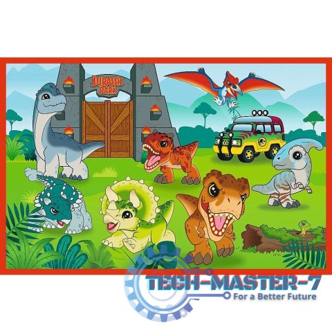 Puzzle 2x24 elementy Małe dinozaury Jurassic World Puzzle 2x24 elementy Małe dinozaury Jurassic World
