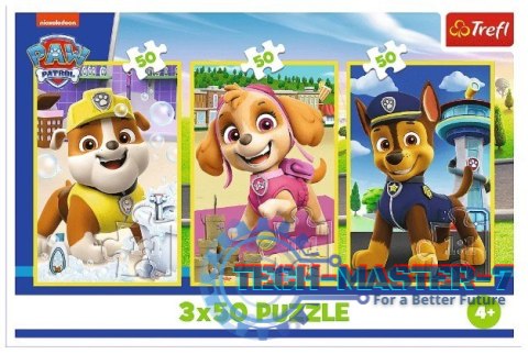 Puzzle 3x50 elementów Psi Patrol nasze pieski Puzzle 3x50 elementów Psi Patrol nasze pieski