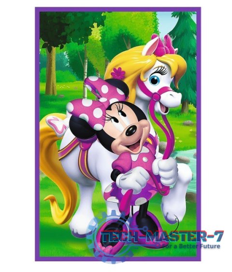 Puzzle 3x80 elementów Minnie i przyjaciele Puzzle 3x80 elementów Minnie i przyjaciele