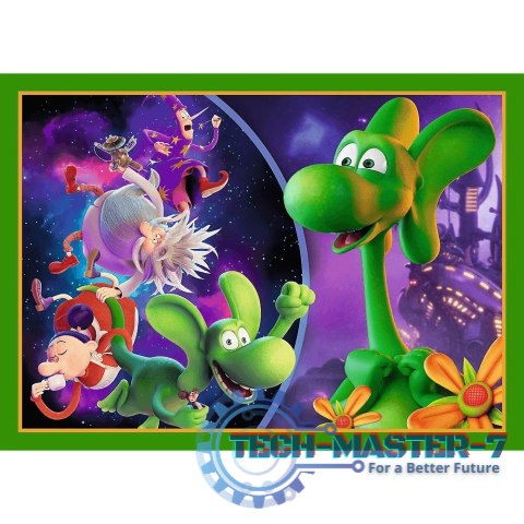 Puzzle 4w1 Świat Smoka Diplodoka Puzzle 4w1 Świat Smoka Diplodoka