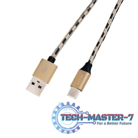Kabel USB 2.0 A męski do USB-C męski, dł. 2m Kabel USB 2.0 A męski do USB-C męski, dł. 2m