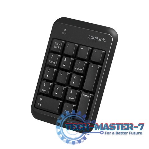 Klawiatra numeryczna Bluetooth v5.1 czarna Klawiatra numeryczna Bluetooth v5.1 czarna