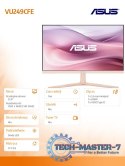 Monitor 24 cale VU249CFE-P IPS 100Hz USB-C