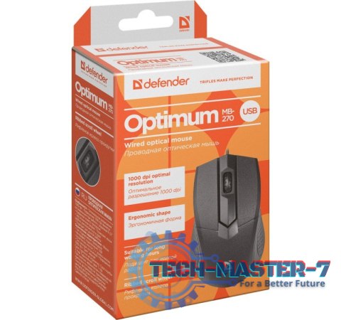 Mysz przewodowa, optyczna, OPTIMUM MB-270 Mysz przewodowa, optyczna, OPTIMUM MB-270