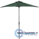 Parasol ogrodowy pół-parasol ścienny na taras 2,7 m zielony MultiGarden MultiGarden