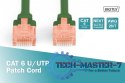 Patch cord U/UTP kat.6 PVC 5m Zielony
