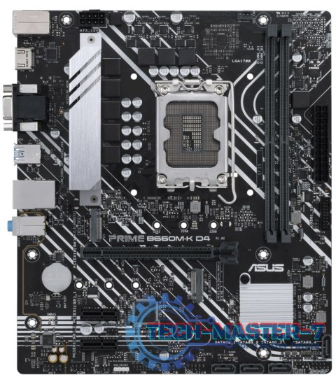 Płyta główna ASUS PRIME B660M-K D4 LGA1700 microATX Płyta główna ASUS PRIME B660M-K D4 LGA1700 microATX