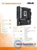 Płyta główna TUF GAMING B860M-PLUS s1851 4DDR5 USBC mATX