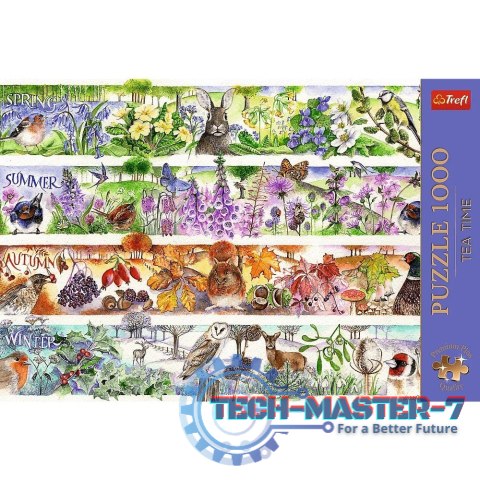 Puzzle 1000 elementów Premium Cztery pory roku Puzzle 1000 elementów Premium Cztery pory roku