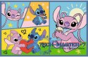 Puzzle 2x70 elementów Ze Stitchem nie ma nudy