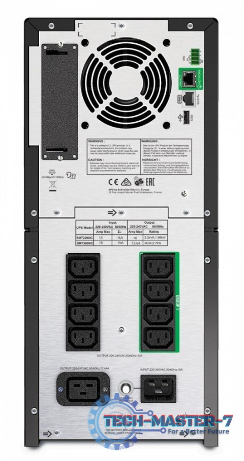 SmartUPS SMT2200IC 2.2kVA/1.98W Tower SmartConnect SmartUPS SMT2200IC 2.2kVA/1.98W Tower SmartConnect