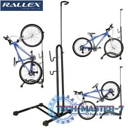 Stojak rowerowy RALLEX na rower serwisowy wolnostojący metalowy czarny