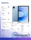 Tablet Tab 60 Pro 4G 11" 8/128GB niebieski