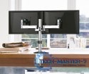 Uchwyt biurkowy do dwóch monitorów LCD MC-714 13-27" 8kg aluminiowy