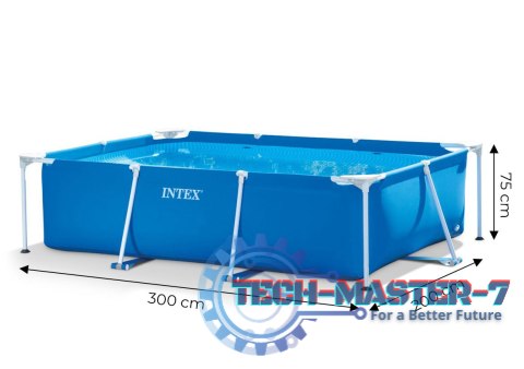 Basen ogrodowy stelażowy prostokątny 3x2m Intex INTEX Basen ogrodowy stelażowy prostokątny 3x2m Intex INTEX