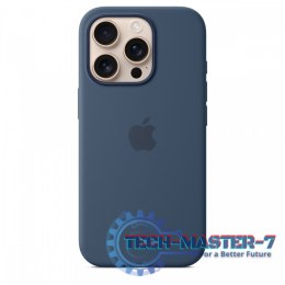 Etui silikonowe z MagSafe do iPhonea 16 Pro - denim