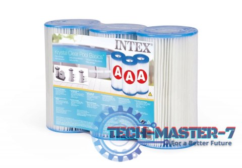 Filtr filtry typ A - do pompy basenu intex 29000 - 3 sztuki INTEX