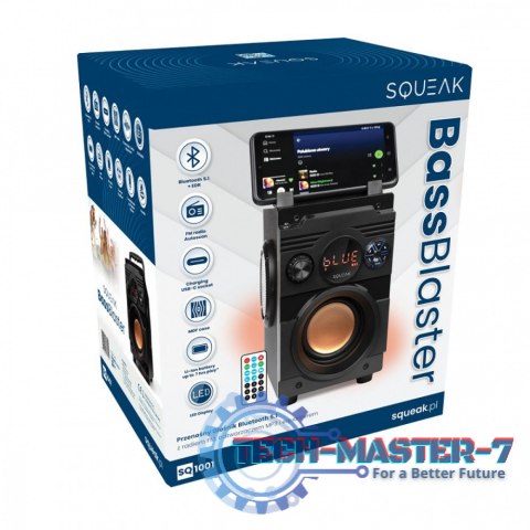 Głośnik Bluetooth 5.1 BassBlaster SQ1001 18W Głośnik Bluetooth 5.1 BassBlaster SQ1001 18W